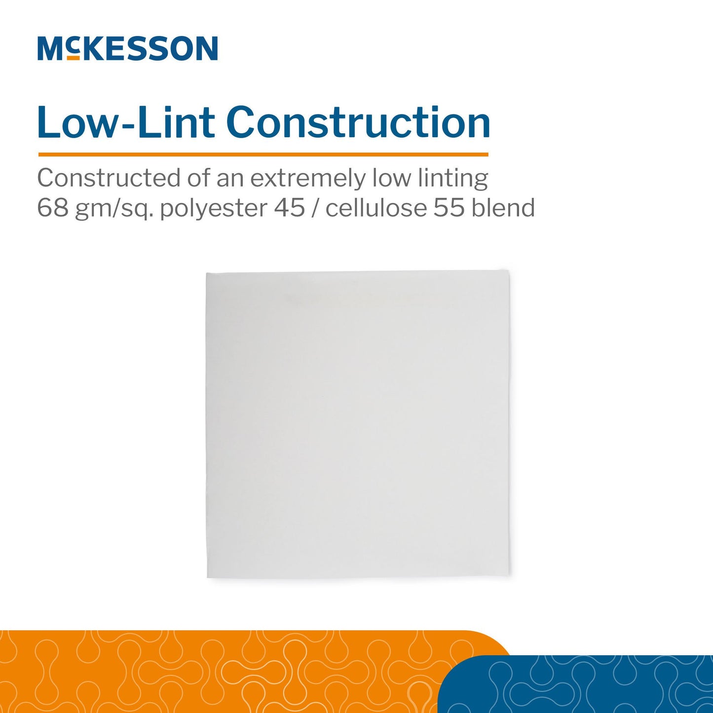 WIPE, CLEANROOM ISO CLASS5 STR DISP WHT 12X12" (150/PK 8PK/C