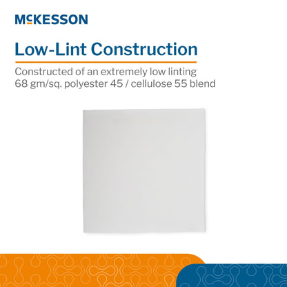 WIPE, CLEANROOM ISO CLASS5 STR DISP WHT 12X12" (150/PK 8PK/C