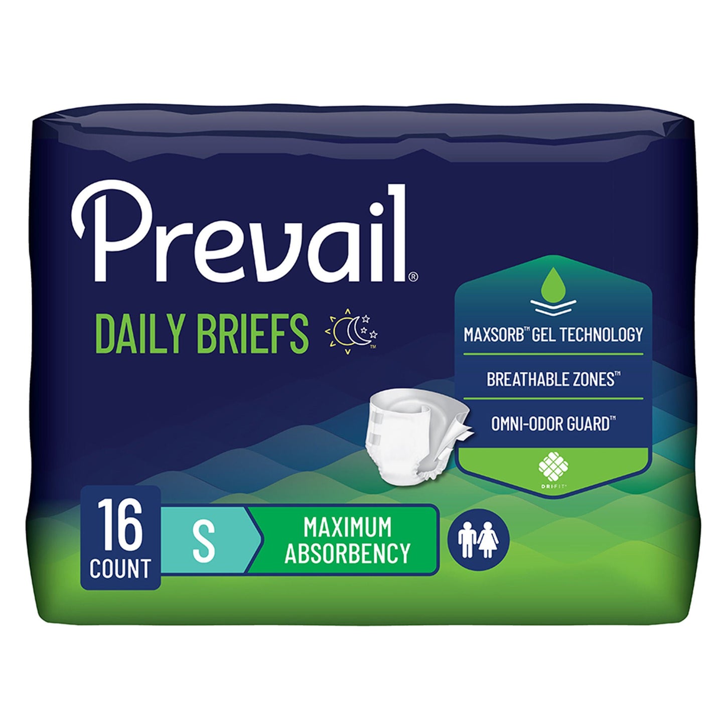 BRIEF, PREVAIL 20"X31" SM (16 /BG 6BG/CS)