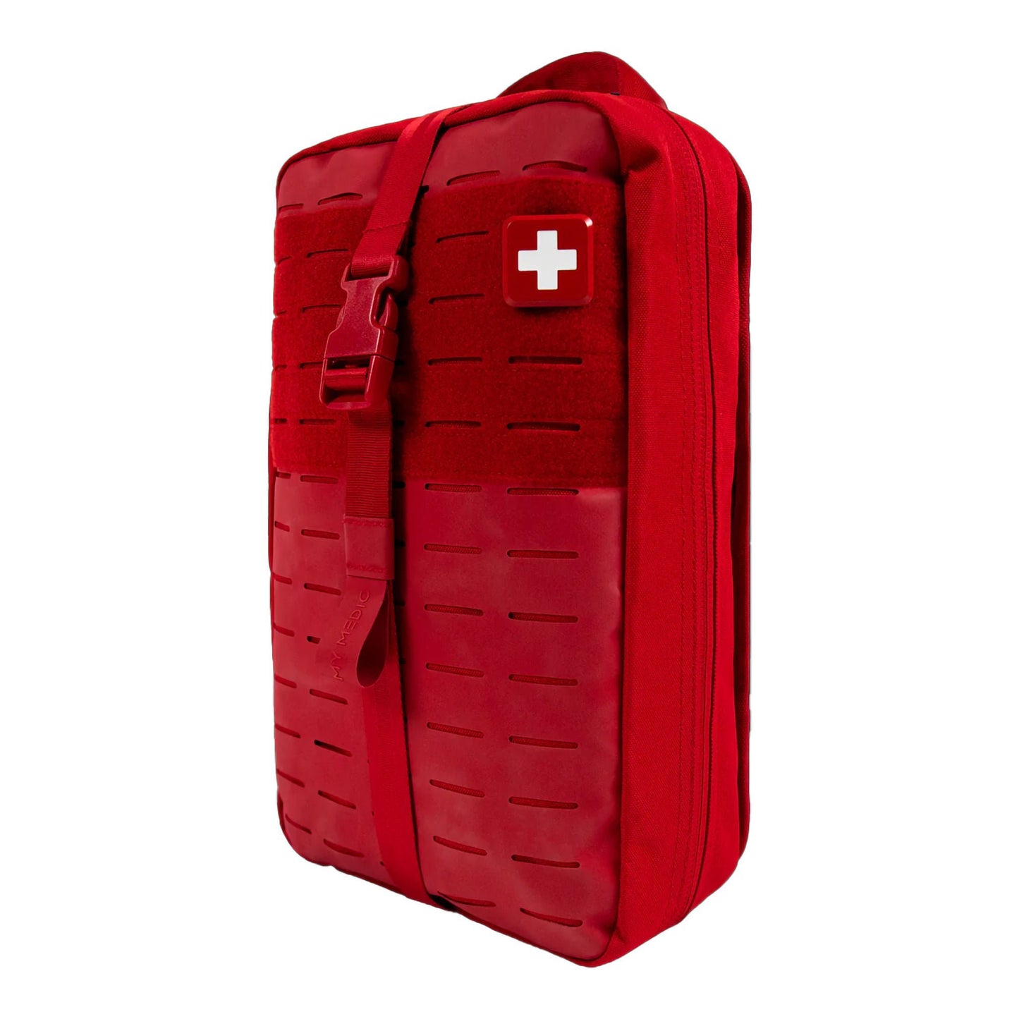 FIRST AID KIT, MYFAK LG PRO 200PC NYLON BAG RED 14X8.75X6"