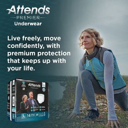 UNDERWEAR, PREMIER ATTENDS LG (14/BG 4BG/CS)