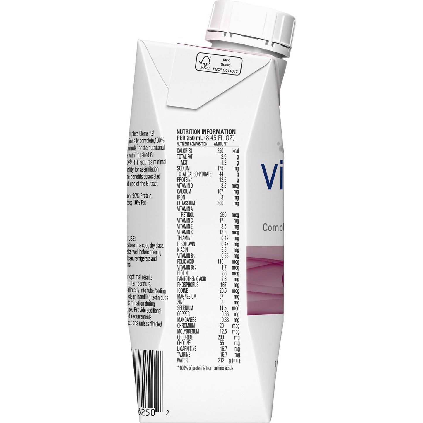 VIVONEX, RTF UNFLAV 250ML (24//CS)