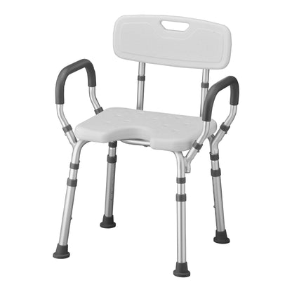 SEAT, BATH W/ARMS HYGIENIC CUTOUT RT (2/CS)