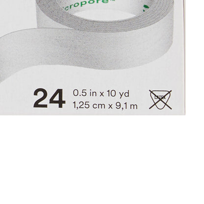 TAPE, ADHSV PAPER MICROPORE 1/2"X10YDS (24/BX) 3M