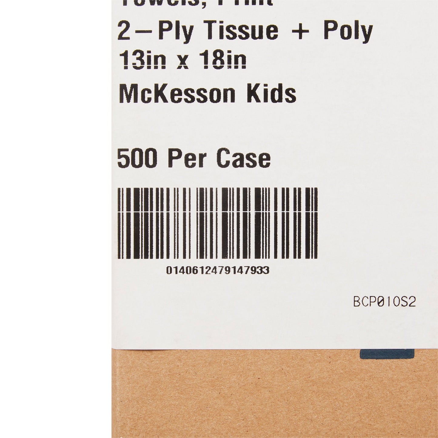 TOWEL, PRO 2PLY/POLY MCK KIDS PRNT 13X18 (500/CS)