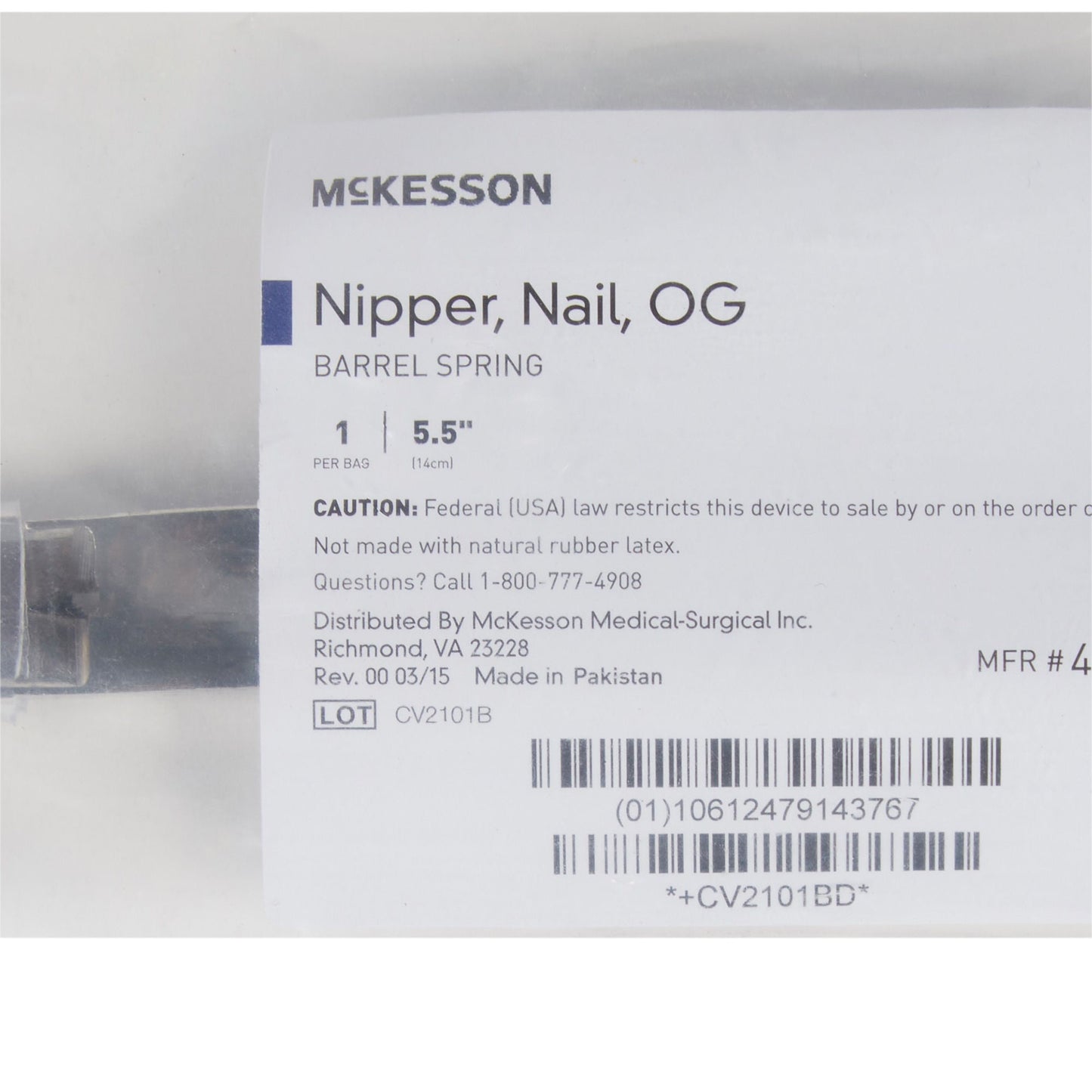 NIPPER, NAIL OG BARREL SPRNG 51/2"
