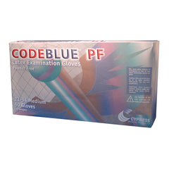 GLOVE, EXAM LTX MED N/S EXTCF CODEBLUE (50/BX 10BX/CS)