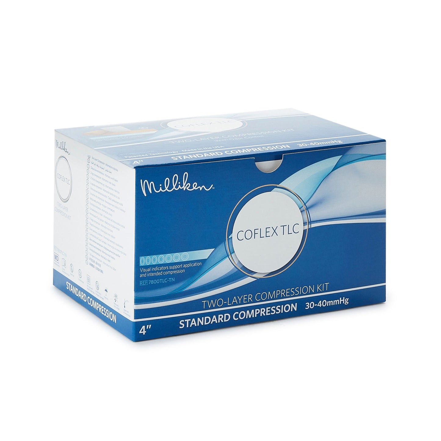 BANDAGE, COMPRSN CO-FLEX TLC 2LAYER TAN 4" (2RL/BX)