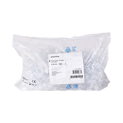 CUP, SAMPLE POLYSTYRENE .25ML (1000/BG 10BG/CS)