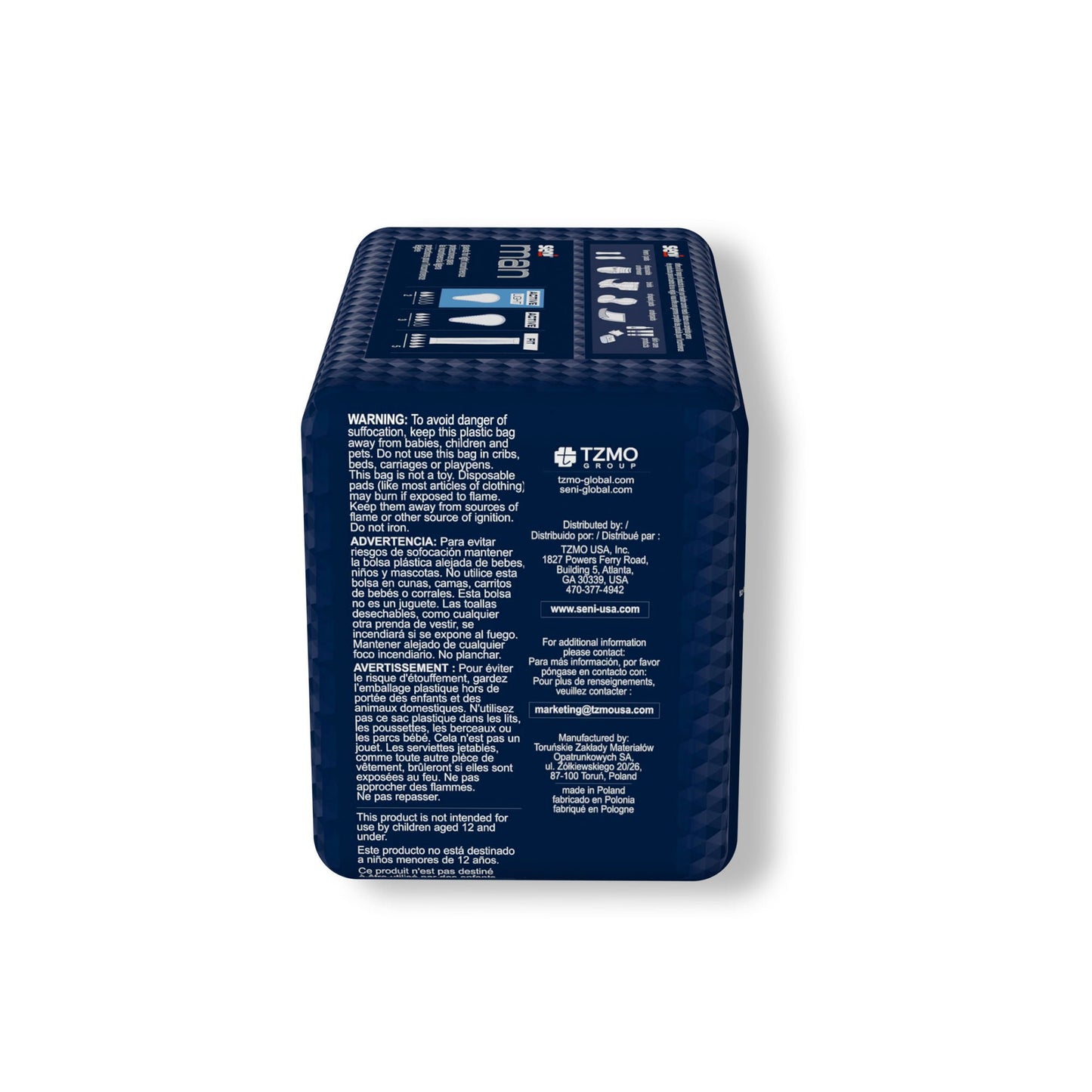 GUARD, MALE ACTIVE LIGHT SENIMAN (15/PK 6PK/CS)