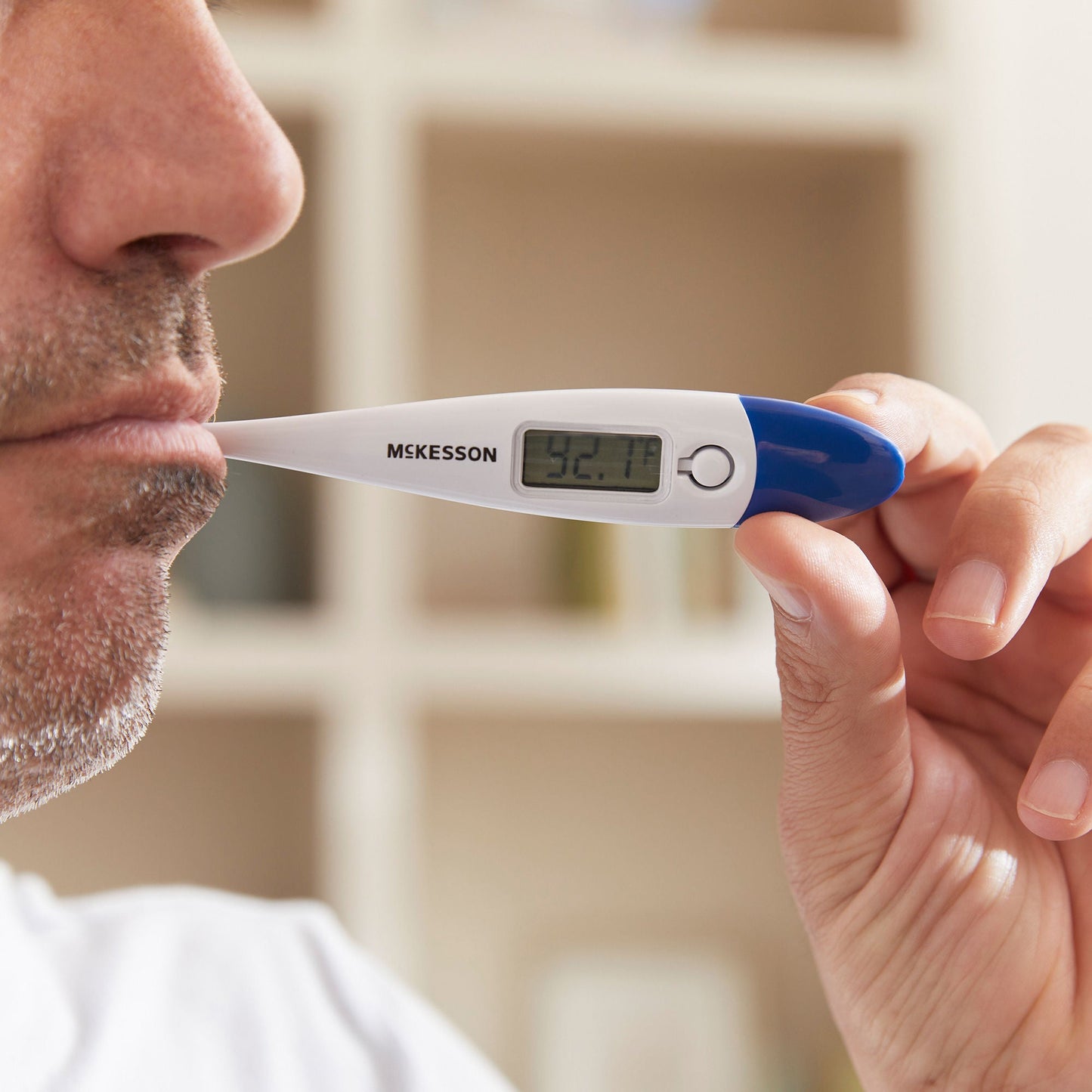 THERMOMETER, DIG ORAL RIGID TIP 30SEC W/LG DISPLAY (20/CS)