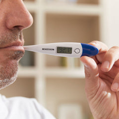 THERMOMETER, DIG ORAL RIGID TIP 30SEC W/LG DISPLAY (20/CS)