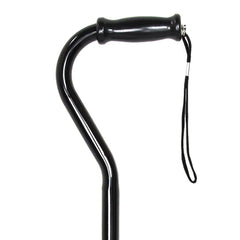CANE, OFFSET HD STEEL BLK (6/CS)