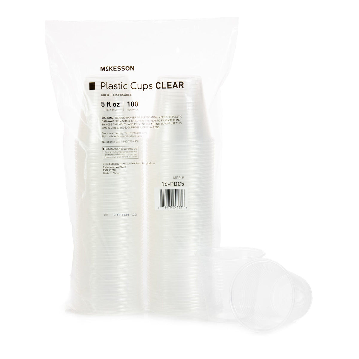 CUP, DRINKING TRANSLUCENT PP 5OZ (100/SL 20SL/CS)