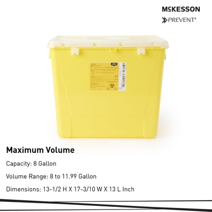 CONTAINER, SHARPS CHEMO YLW 8GL (9/CS)