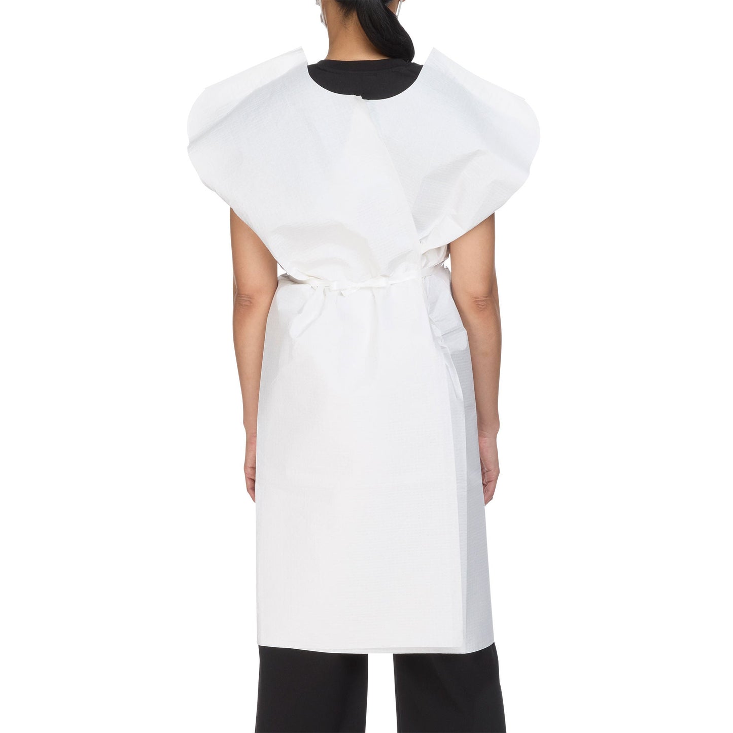 GOWN, EXAM T/P/T WHT 30X42 (50/CS)