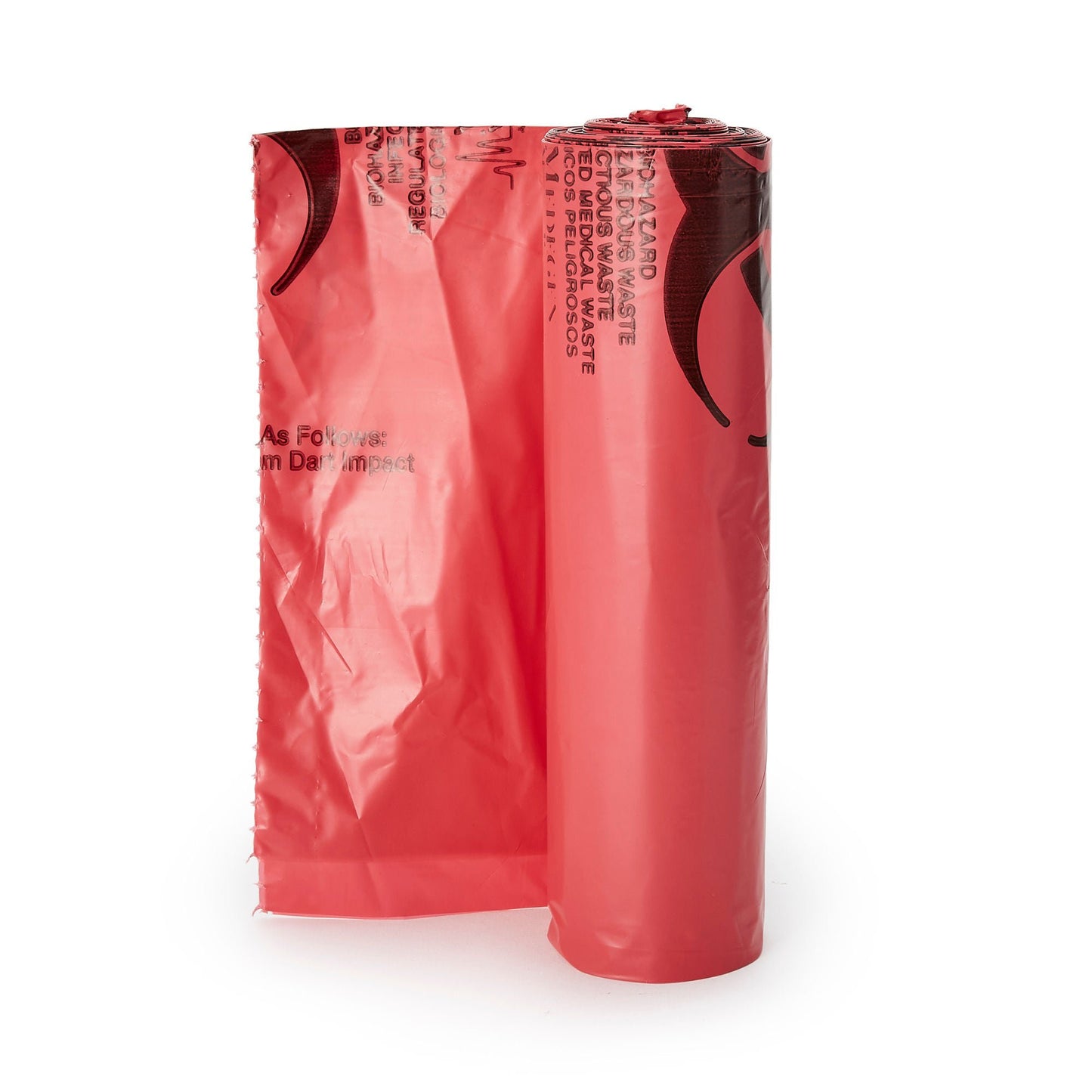 BAG, BIOHAZ HD LLDPE RED 40X461.6MIL (100/CS)