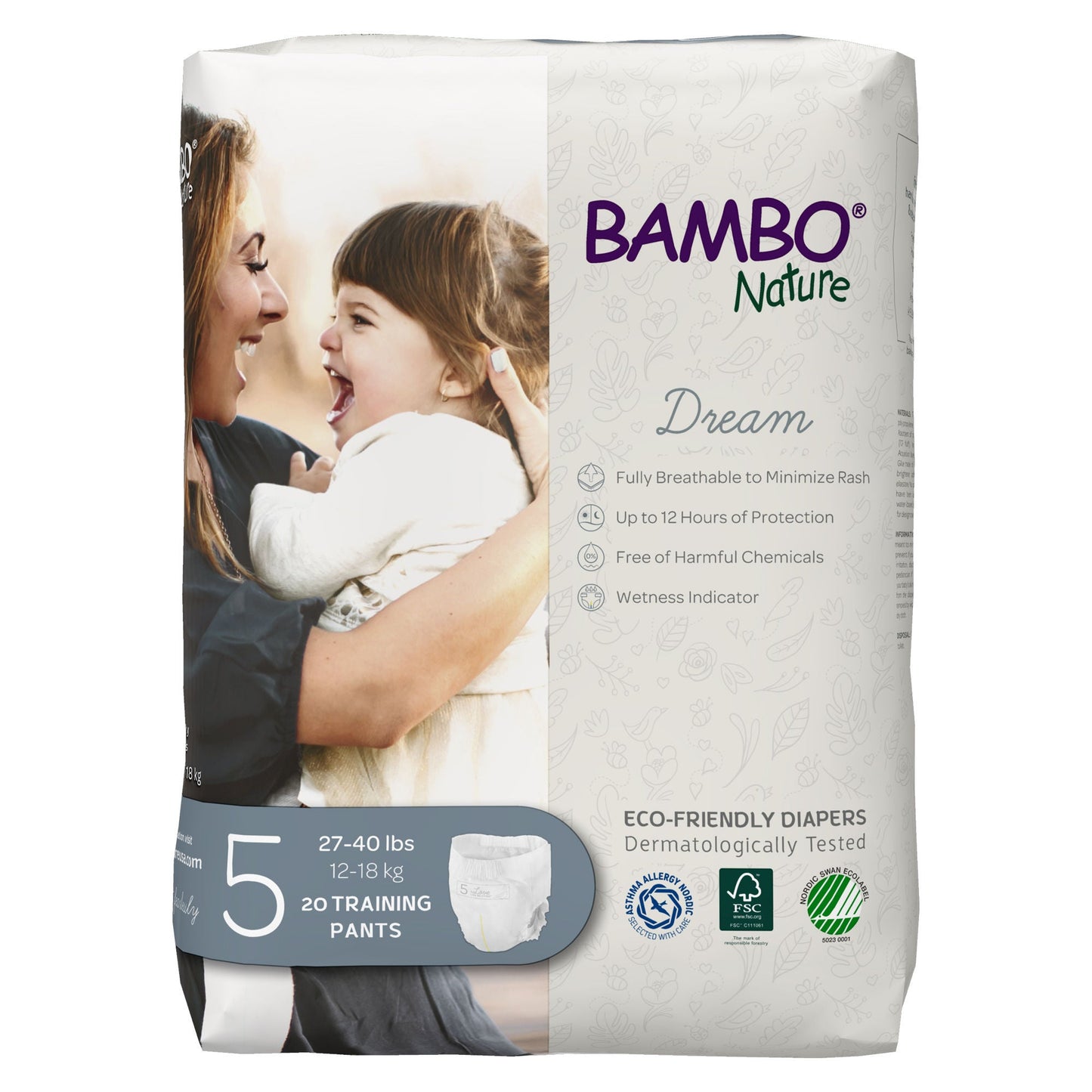PANTS, TRAINING BAMBO NATURE SZ5 (20/BG 5BG/CS)