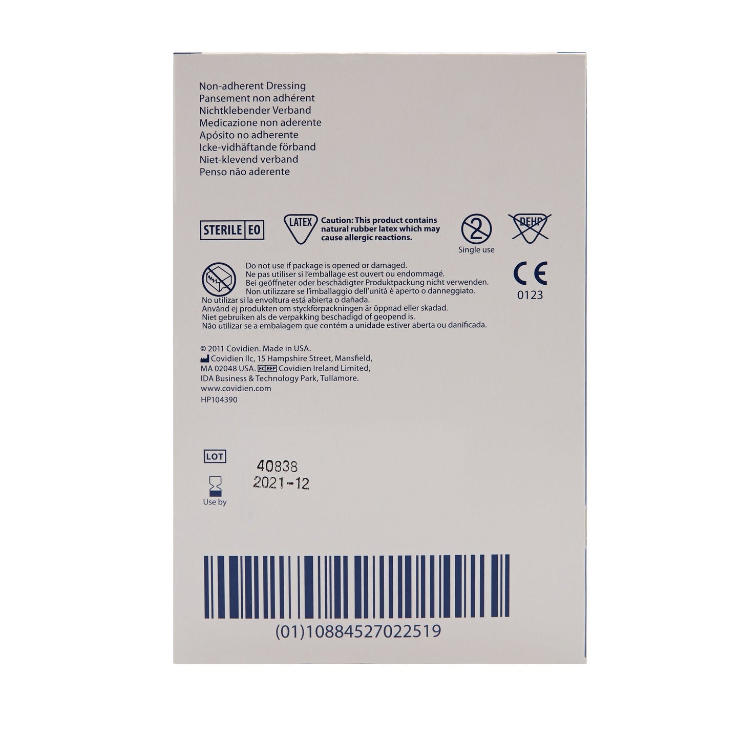 DRESSING, TELFA STR 2"X3" 1'S NON ADH (100/CT)