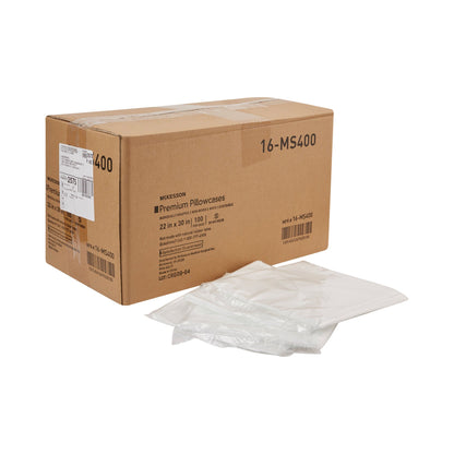 PILLOWCASE, DISP WHT 22X30 (100/CS)