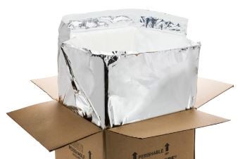 LINER, THERMAL INSULATED ROLLED 16CUBE W/TAPE (16/BX)