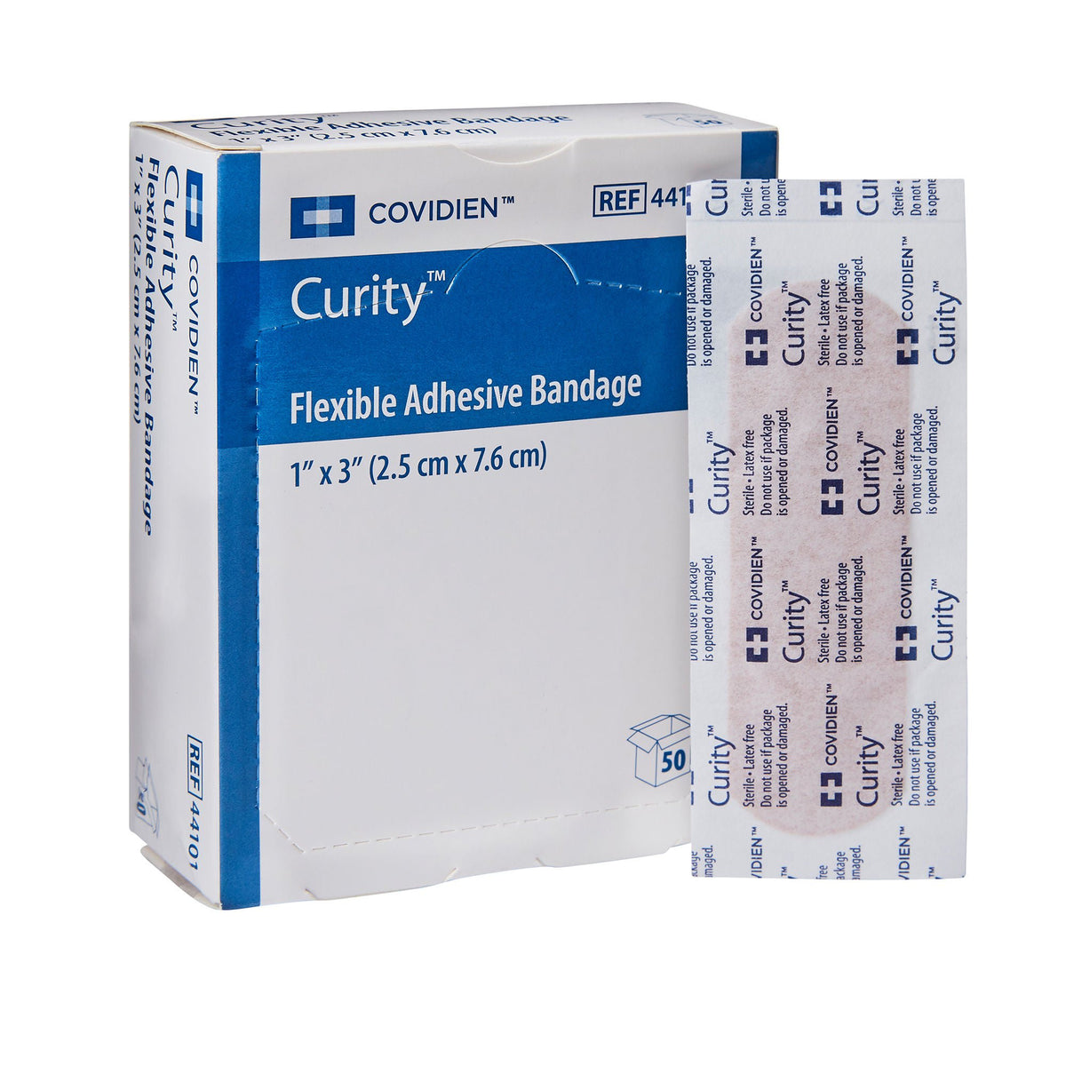 BANDAGE, ADHSV FLEX 1"X3" (50//BX 24BX/CS) KENDAL