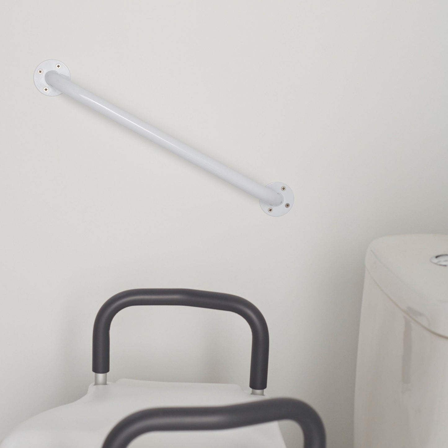 BAR, GRAB MOUNT PDR COATED WHT18" (3/CS)