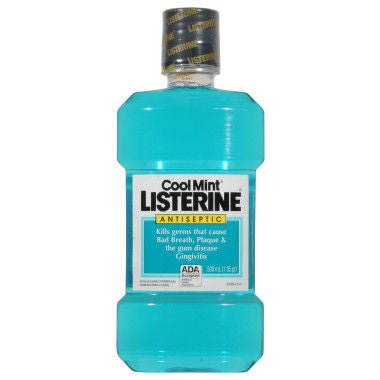 MOUTHWASH, LISTERINE COOL MINT500ML (6/CS)