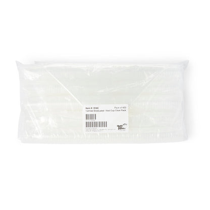 CUP, MED 30CC GRAD NARROW MOUTH CLR (400/PK)