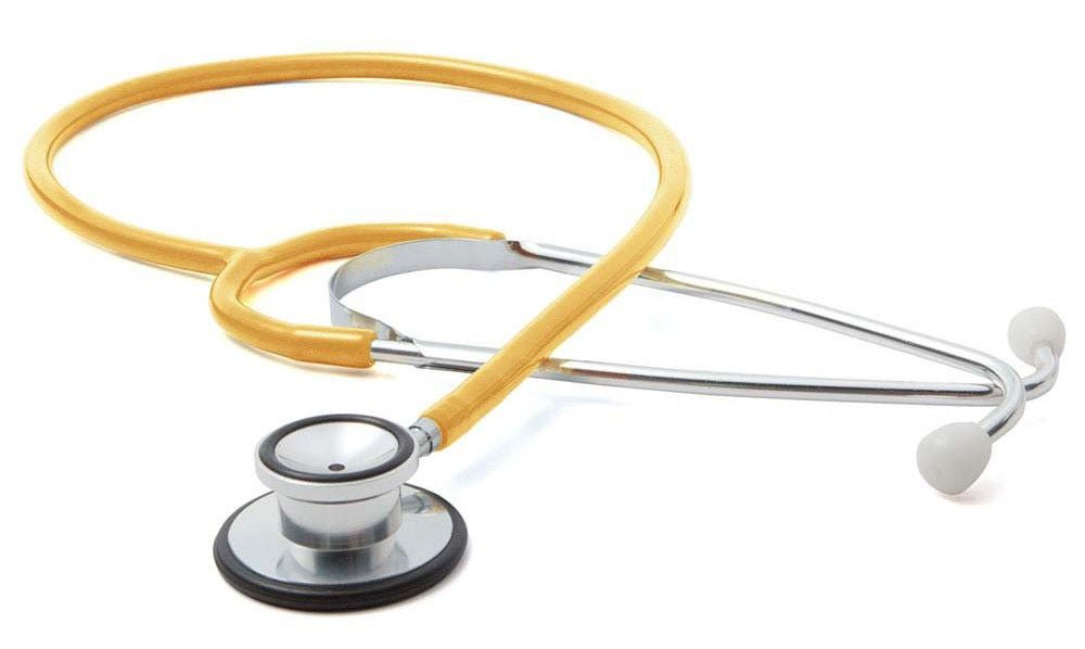 STETHOSCOPE, PROSCOPE DUAL HEAD YLW