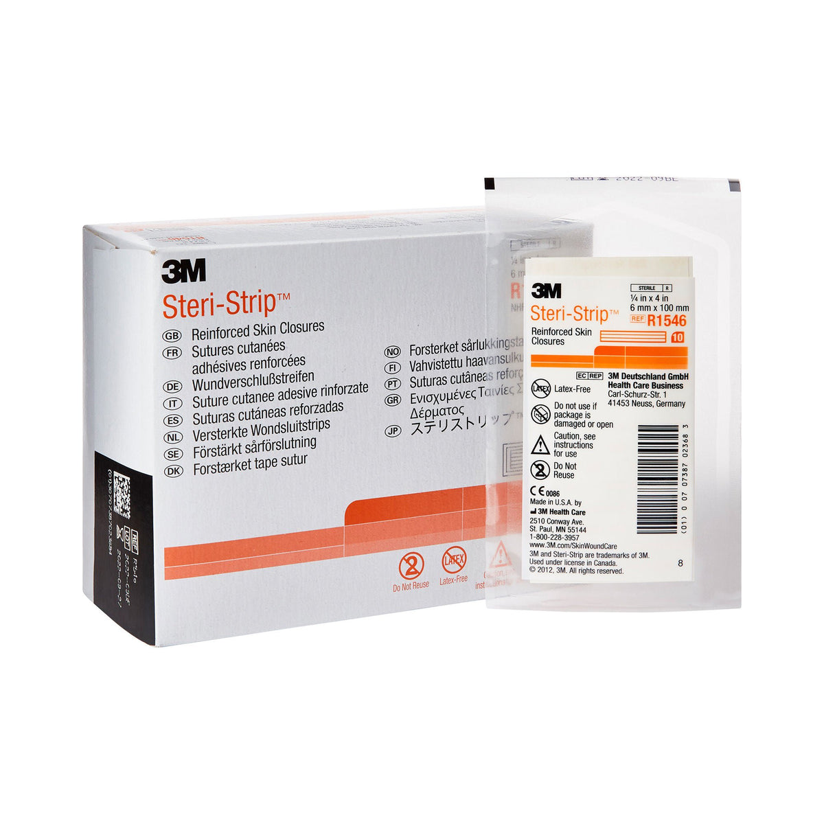 CLOSURE, STRI-STP 1/4"X4" 10S (50/BX) 3M