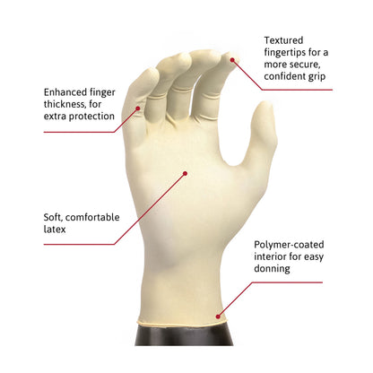 GLOVE, EXAM LTX LG N/S (100/BX10BX/CS)