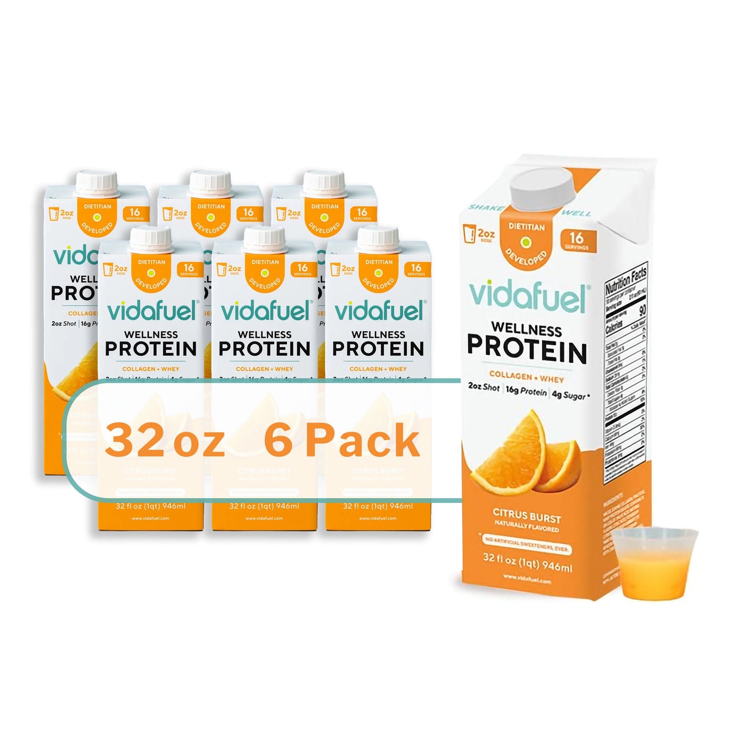 PROTEIN, COMPLETE CITRUS BURST16GM 2OZ (6/CS)