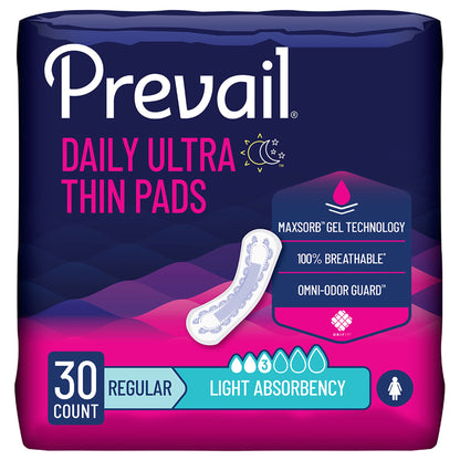 PAD, LINER PREVAIL BLADDER CONTROL LIGHT (30/BG 3BG/CS)