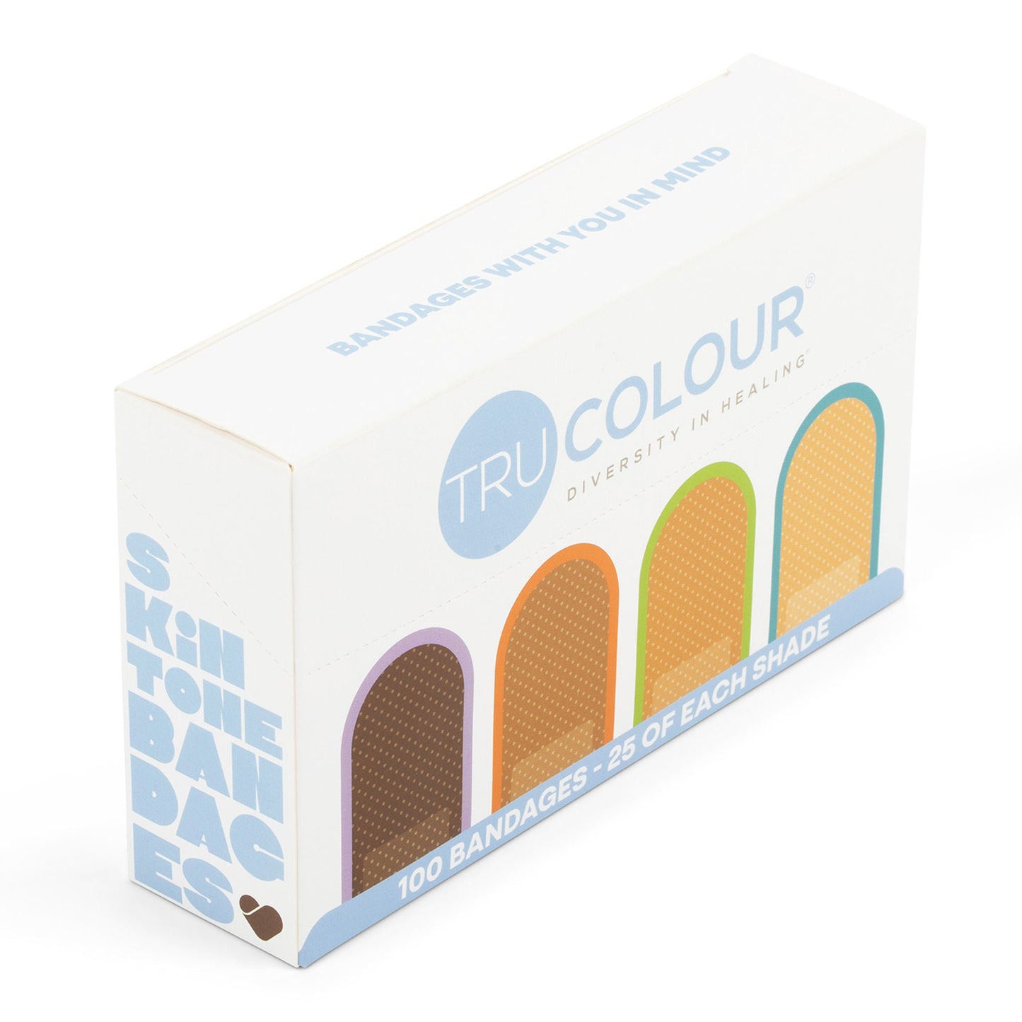 BANDAGE, ADH FLEX FABRIC 4 SKIN TONE SHADES (100/BX 36BX/CS)