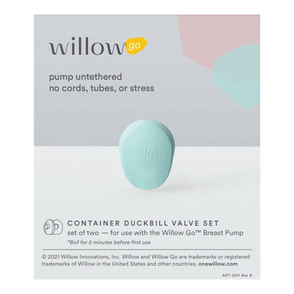 VALVE SET, DUCKBILL F/BREAST PUMP WILLOW GO (2/PK 28PK/CS)