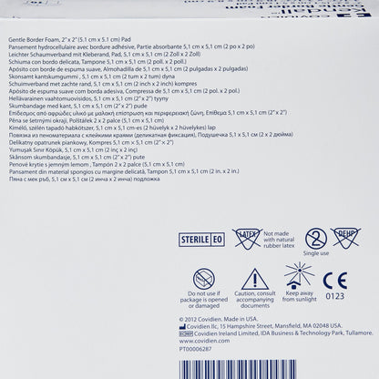 DRESSING, FM BORDER GENTLE 3.5"X3.5" (10/CT 5CT/CS)