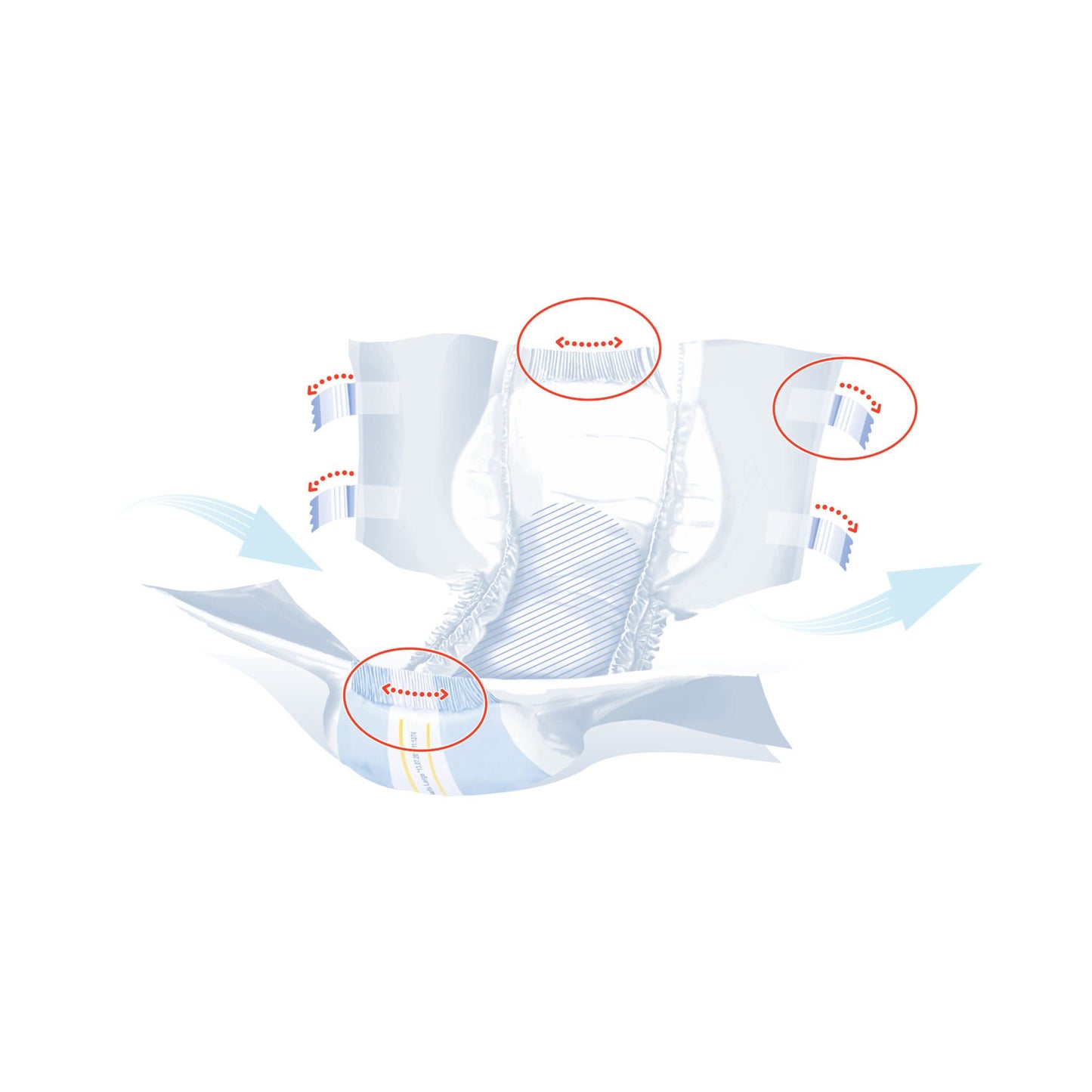 BRIEF, INCONT SENI SUPER PLUS LG 45-59" (25/PK 3PK/CS)