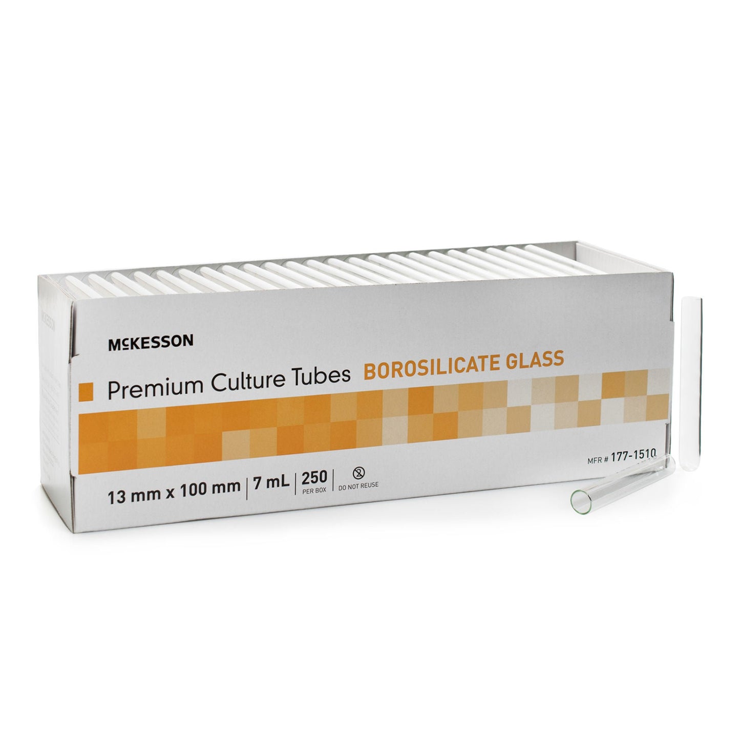 TUBE, TEST GLASS DISP 13X100 7ML (250/BX 4BX/CS)