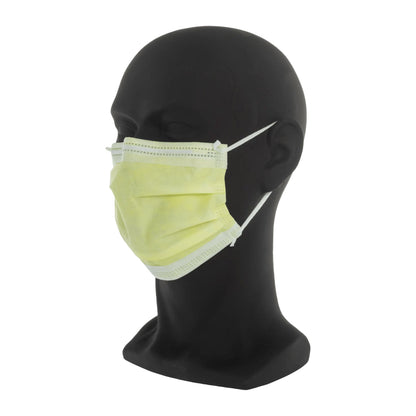 MASK, PROC LOOPS ASTM1 YLW (50/BX 6BX/CS)