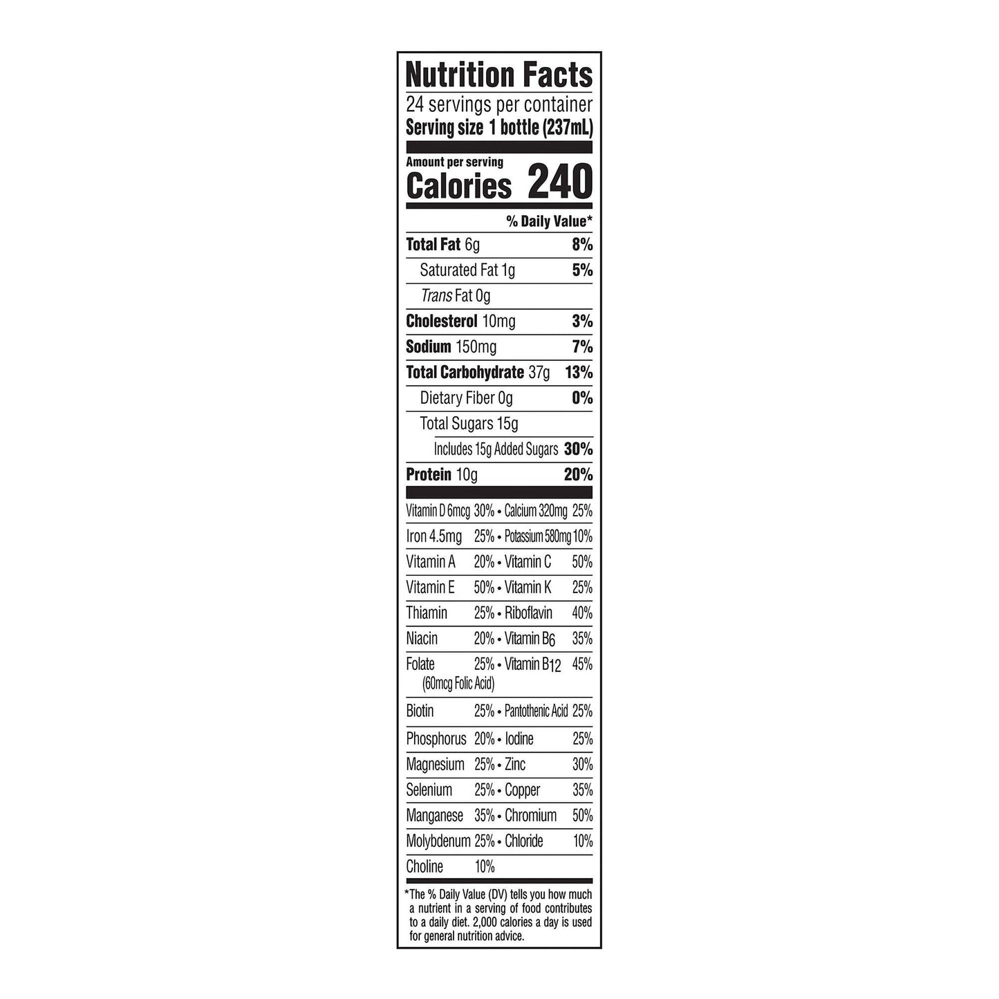 BOOST, ORIGINAL CHOC CLEAN 8FLOZ (24/CS)