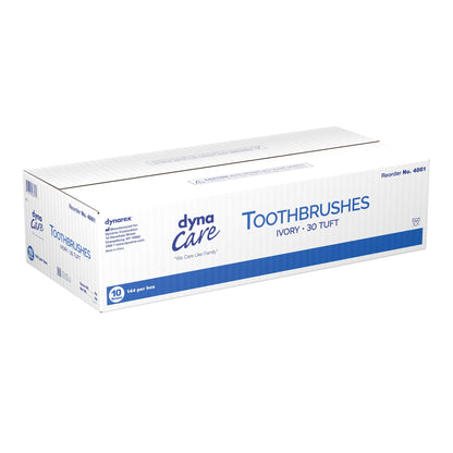 TOOTHBRUSH, 30TUFT ADLT IVORY (144/BX 10BX/CS)