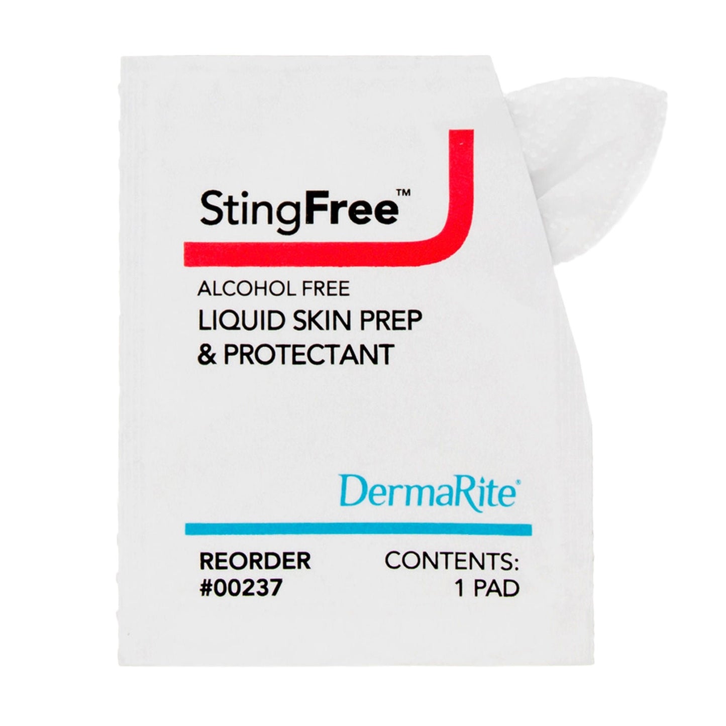 PAD, SKIN WIPE PREP ALC FREE (50/BX 10BX/CS) DERMRT