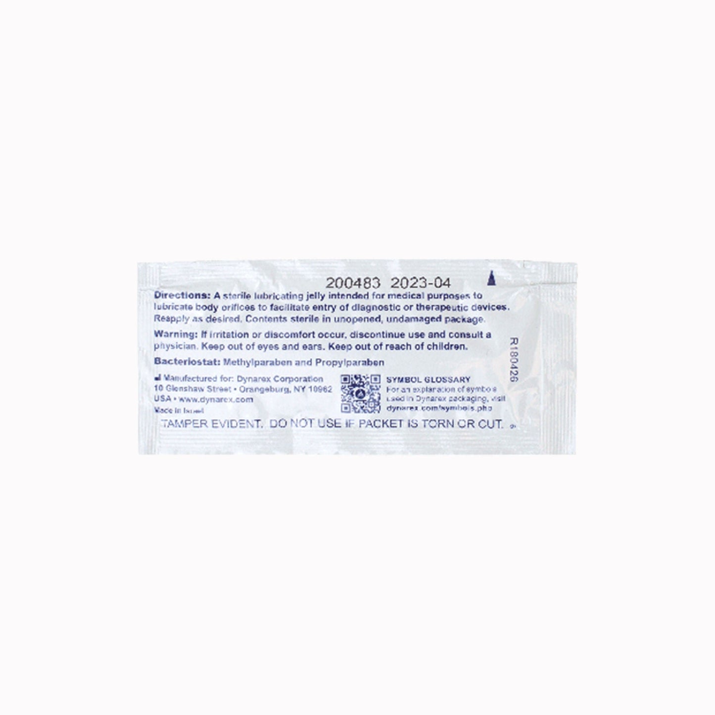 LUBRICATING JELLY, STR 2.7GM (144/BX 12BX/CS)