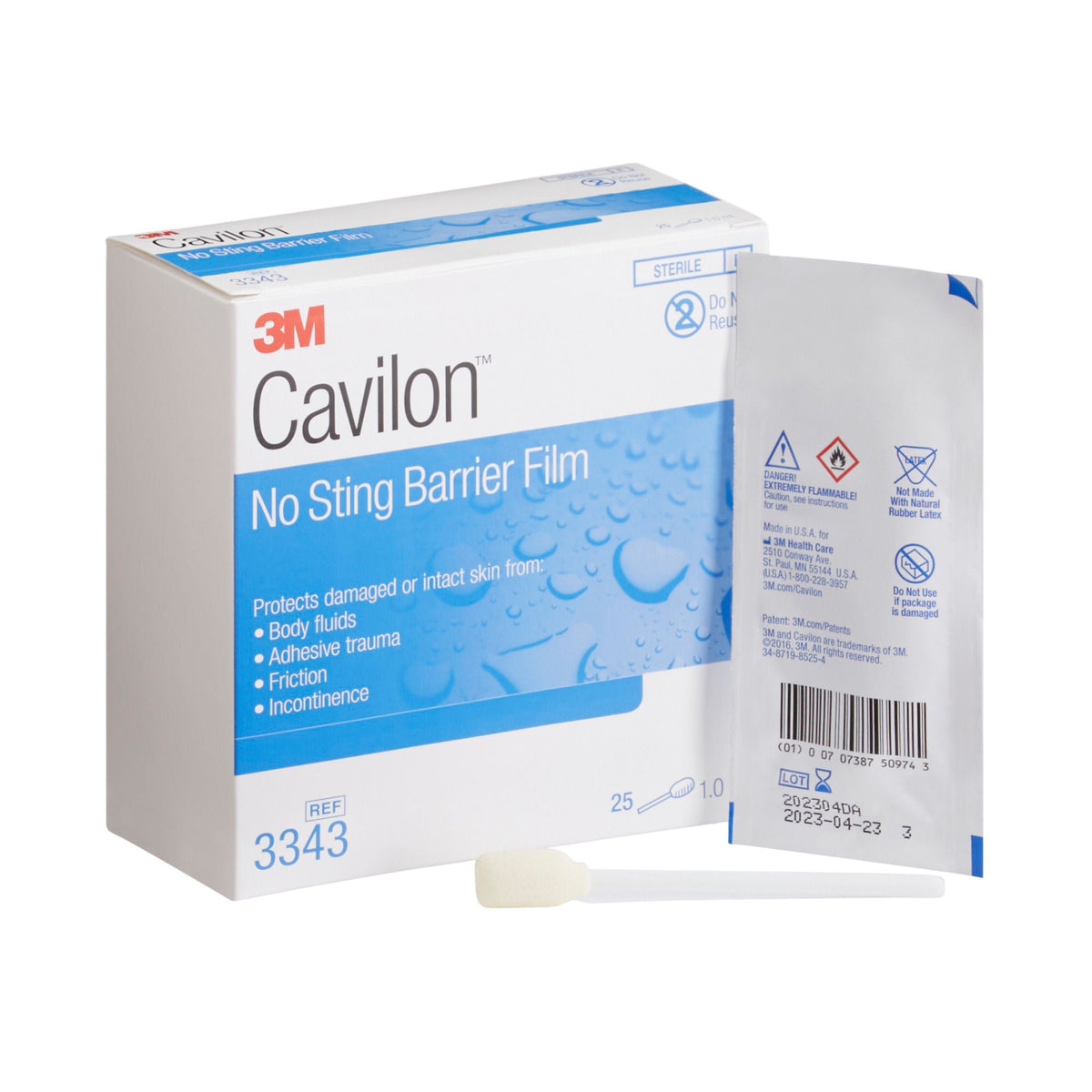 SKIN PROTECTANT, NO STING (25/BX 4BX/CS) 3M