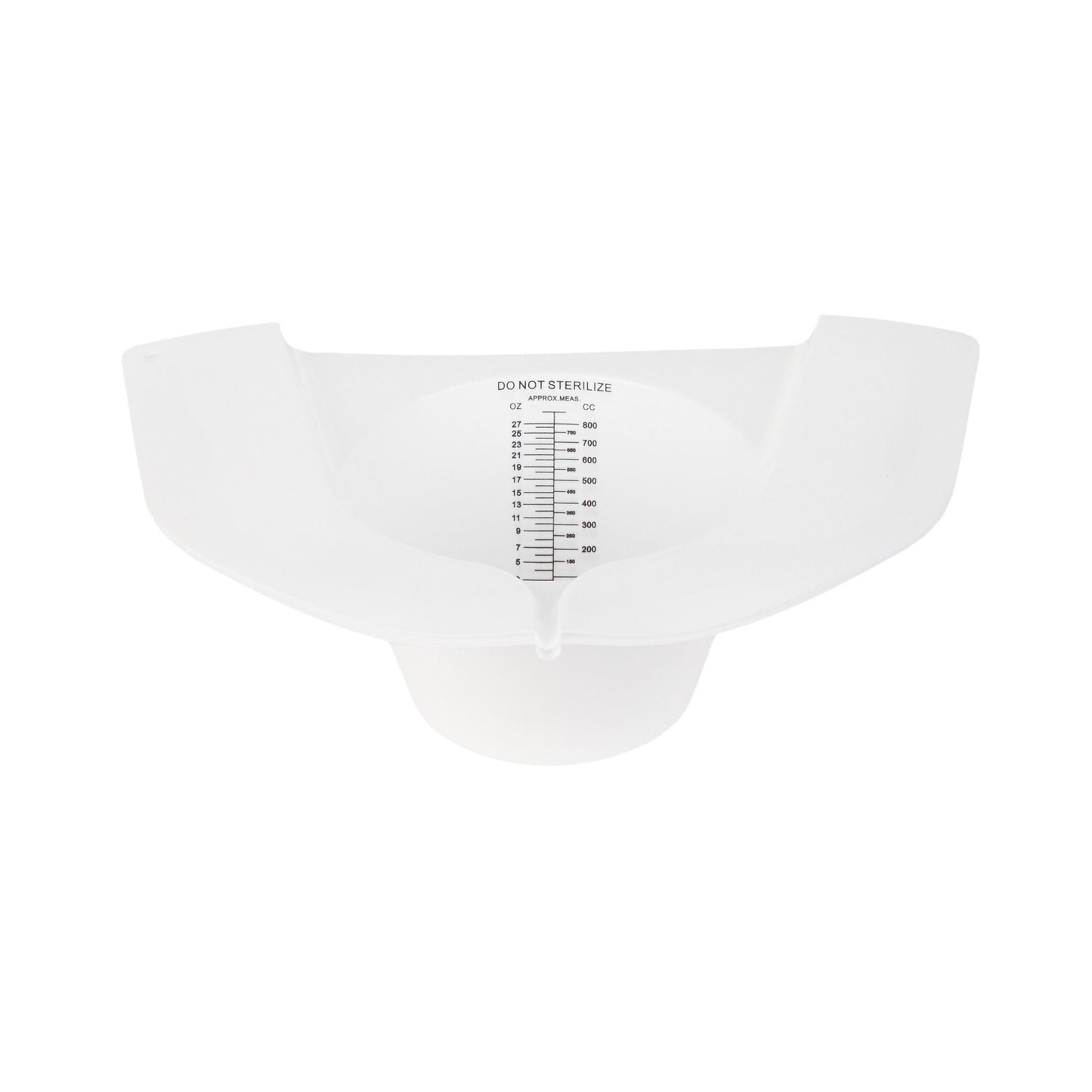 COLLECTOR, SPECIMEN COMMODE WHT 27OZ (100/CS)