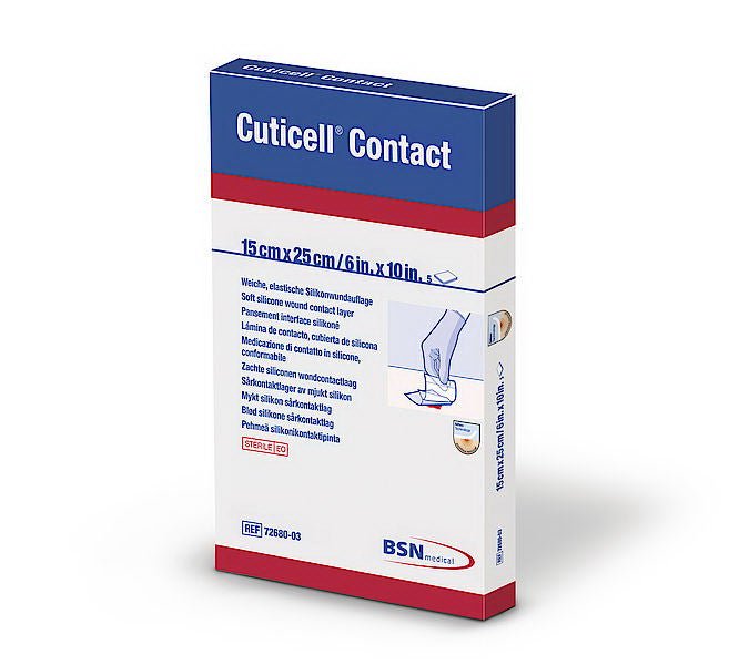 DRESSING, CUTICELL CONTACT STR3"X4" (5/BX)