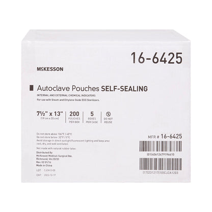 POUCH, SELF SEAL ECON 7.5X13 (200/BX 5BX/CS)