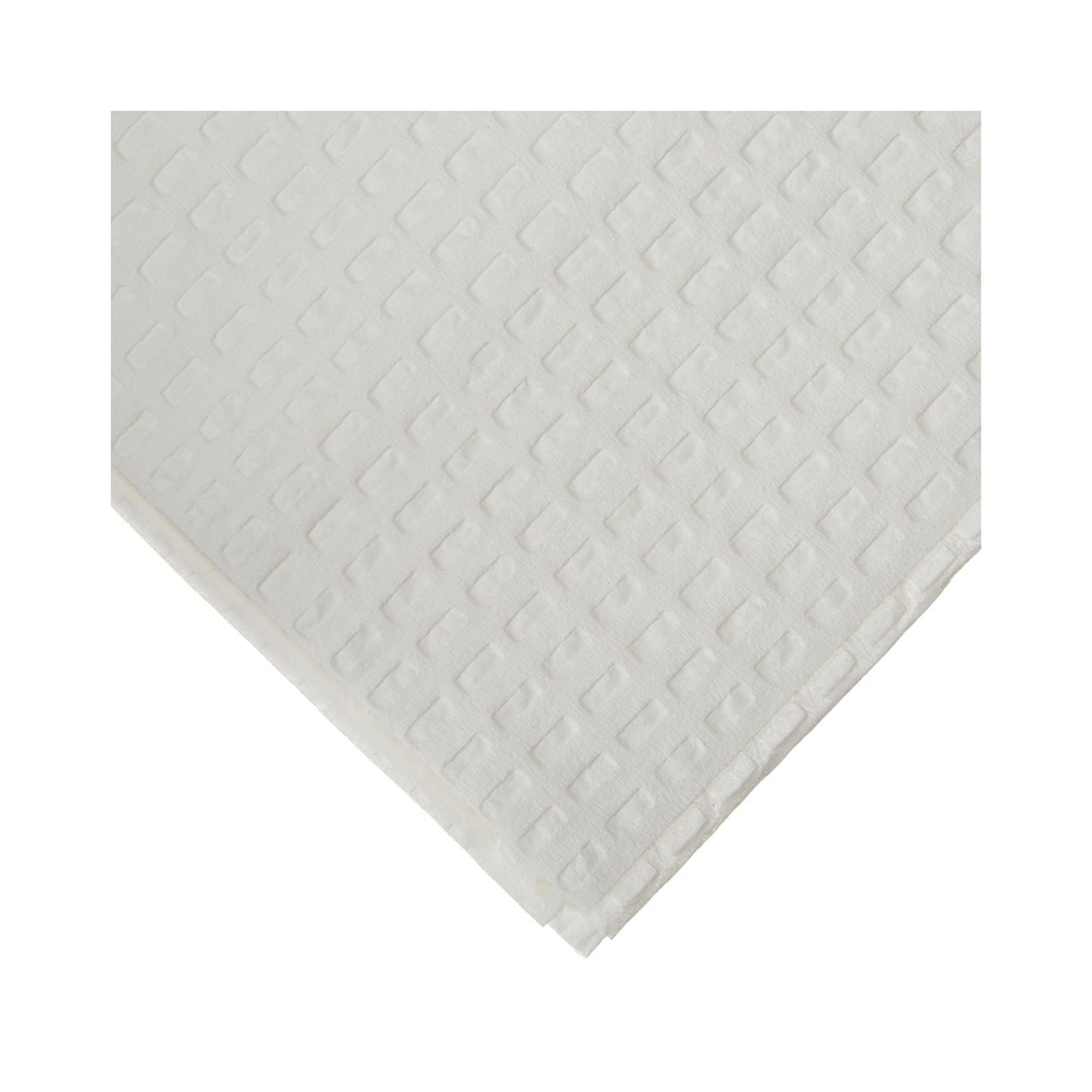 TOWEL, 2PLY/POLY WHT 13X18 (500/CS)