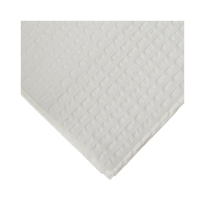 TOWEL, 2PLY/POLY WHT 13X18 (500/CS)